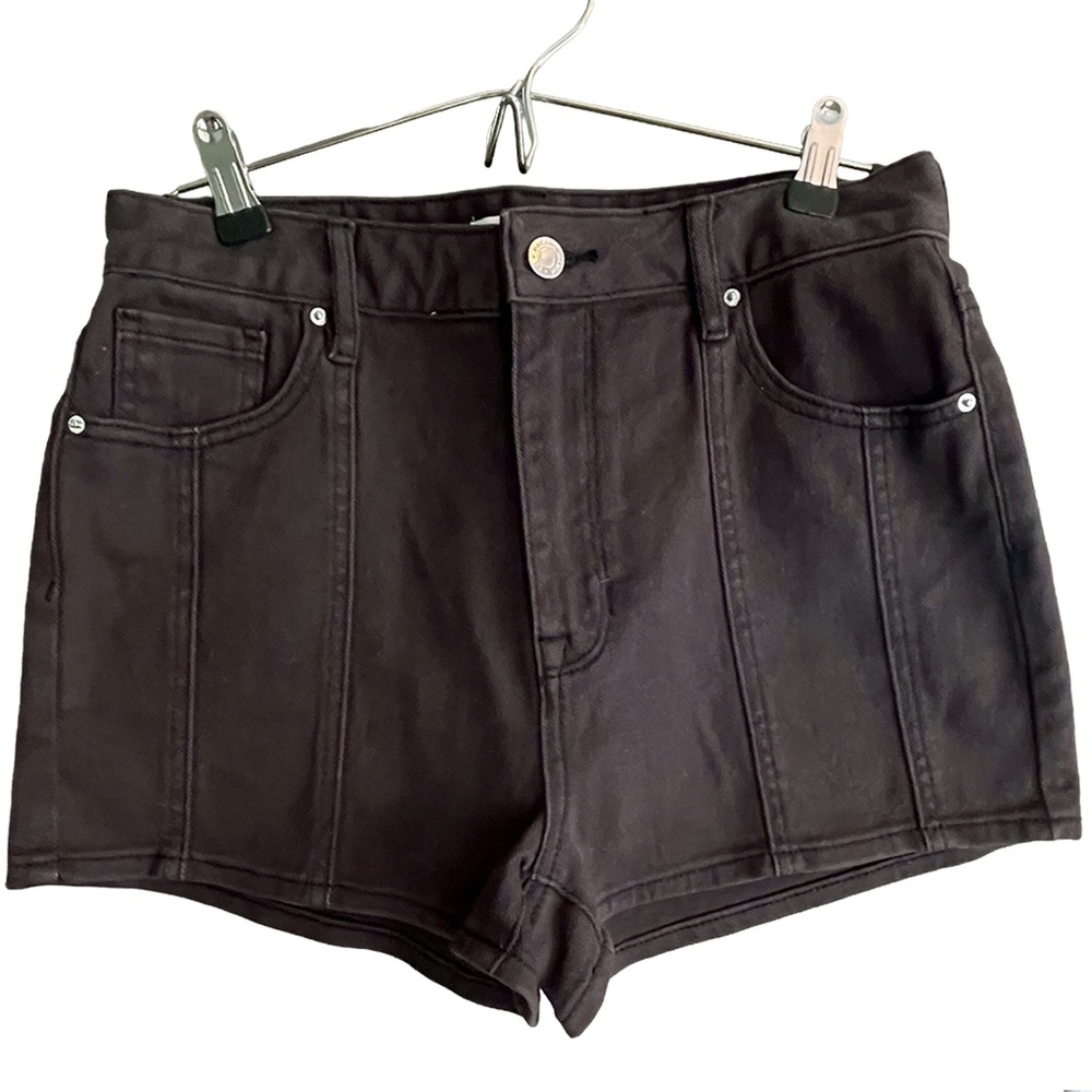 Pacsun Womens Brown Denim  Shorts Stretch High Rise #y2k #2000s